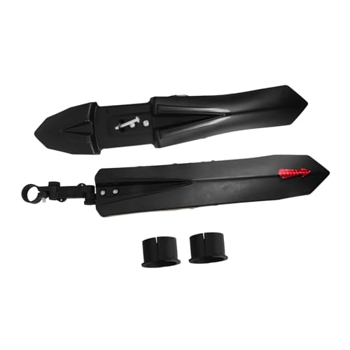 VINTORKY Bike Mudguard Durable Plastic Front Bicycle Wheel Protector for Mountain and Road Bikes Easy Installation Reflective for Night Safety Reliable Mud and Water
