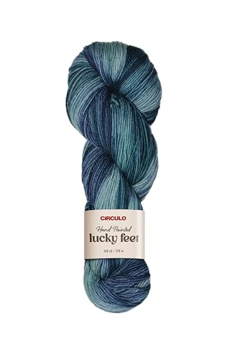 Circulo Lucky Feet Socks Yarn - Hand-Painted Superwash Merino Wool,
