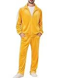Ragelion Mens Tracksuit 2 Piece Velour Sweatsuit for Men Casual Full Zip Jogging Suit Jacket Pants Set