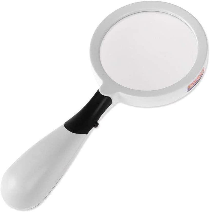 Magnifying Glasses Magnifying Glass Magnifier 5X LED Lighting Primer Scale Measuring Magnifier Old Men Cylinder Identification Gentle Jewelry Watches Jewelry Appraisal Maintenance and DIY Carving Craf