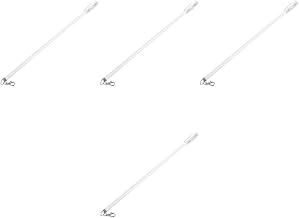 OSALADI 4 Peças Cortinas De Haste De Cortina Para Janelas Cortina De Plástico Cortina De Prata Alça De Controle Vertical Bastão Cego Cortina De Janela Hastes De Tração Para Cortinas