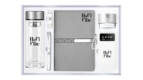 HaVi Vibe 6-in-1 Promotional Gift Set Glass Water Bottle,