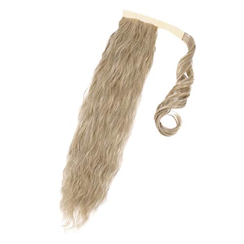 PIXNOR Peruca Feminina Cabelo Longo Encaracolado Extensão Rabo de Cavalo Peruca Longa Ondulada Peruc