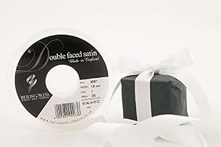 Berisfords Double FACE Poly Satin Ribbon, BlackBerry, 15 mm