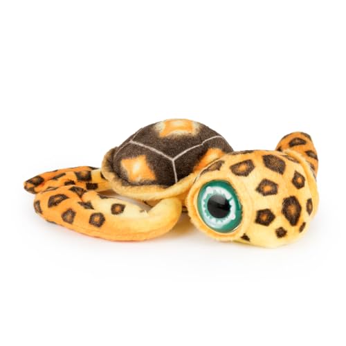 BARRADO Peluche de Tortuga Marina   25 Centímetros Elegir (Naranja y Marrón)