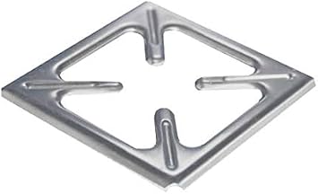 Tredoni Gas Stovetop/Hob Ring Reducer for Coffee Makers & Small Pots/Pans, Stainles Steel 4x4 inches Diagonal - 5.5"//14cm