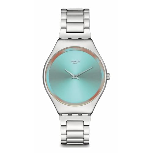 Montre décontractée à quartz Swatch SYXS155G en acier inoxydable : élégante et sans entretien
