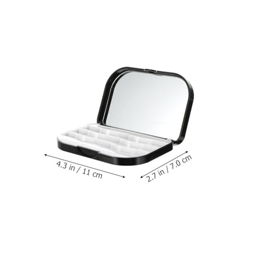 WOFASHPURET 2 caixas de armazenamento de cílios, caixas magnéticas para cílios postiços, organizador