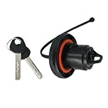 71802520 Lockable Fuel Tank Cap With 2 Keys For Fiat 500, For Grande Punto, For Evo, For Punto Mk3, Vehicle Fuel Filler Cap, Petrol Tank Locking Lid