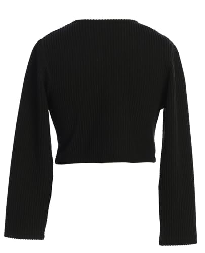 Little Girls Long Sleeve Button Closure Cardigan Sweater Jacket Dress Coat 4-142