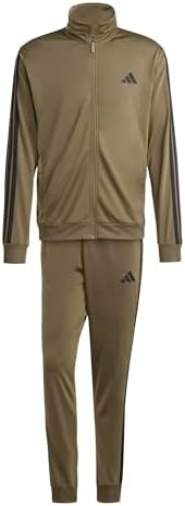 adidas Men's Basic 3-Stripes Tricot Track Suit