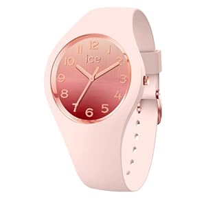 ICE-Watch Women’s ICE Horizon Nude-Montre Rose Pour Femme avec Bracelet en silicone-021361 (Small) Quartz Watch