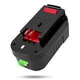18V 6.0Ah Replacement for Black and Decker 18V Battery 244760-00, HPB18 18v battery replacement black and decker A1718 A18 A18E A18NH HPB18-OPE FS180BX FS18BX FS18FL FSB18 Firestorm 18V Battery