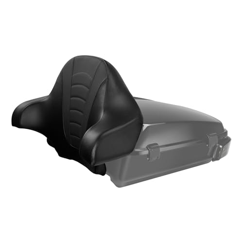 King Tour Trunk Backrest Pad Fit for Harley 2014-2025 Touring Road King Road Glide Street Glide Electra Glide Ultra-Classic - Thumbnail 7