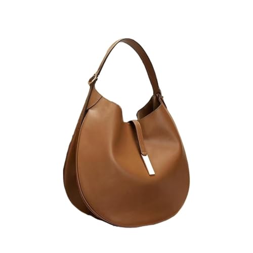 Sac en daim marron et cuir souple pour femme au quotidien