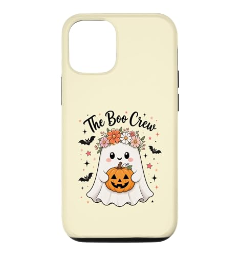 Boo Crew Mom �S�[�X�g �t���[�����N���E�� ���킢�� �n���E�B�� �t�@�~���[ �X�}�z�P�[�X iPhone 12/12 Pro �p