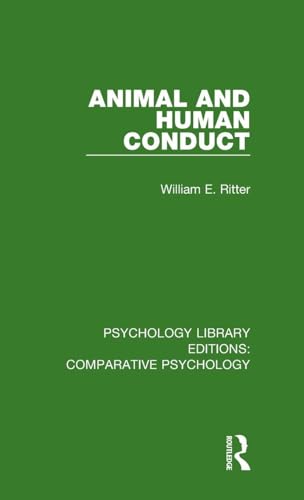 Animal and Human Conduct (Psychology Library Editions: Comparative Psychology)
