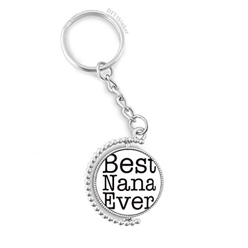 Porte-clés lettres anglaises avec motif présent coloré, le petit cadeau idéal et symbolique
