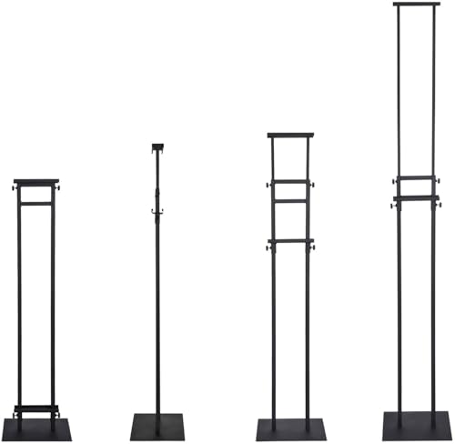 Image of Poster Stand for Display Pedestal Sign Stand,Adjustable Floor Standing Sign Holder,Heavy Duty Banner Stand with Base Height Up to 75 inch Double-Sided for Board & Foam Sign (Double-Pole Poster Stand,6Pack)