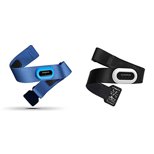Garmin HRM-Swim Heart Rate Monitor & HRM-Pro Plus, Premium Chest Strap Heart Rate Monitor, Captures Running Dynamics, Transmits via ANT+ and BLE