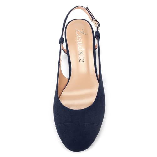 Women's Flats Round Toe Slingback Flats Shoes Comfortable Slip on Casual Ballet Flats for Women Dressy3