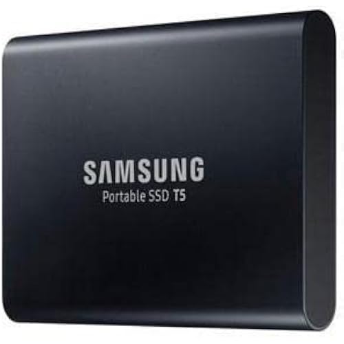 SAMSUNG T5 Portable SSD 2TB - Up to 540MB/s - USB 3.1 External Solid State Drive, Black (MU-PA2T0B/AM)