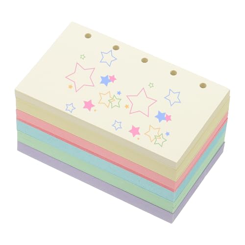 Feuilles Volantes Colorées A8 pour organiser votre carnet de planification quotidien