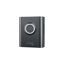 Ring Metallic Interchangeable Faceplate for Doorbells - Battery Doorbell Plus, Battery Doorbell Pro - Brushed Graphite