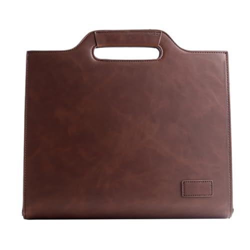 Maletín de piel sintética para hombres de negocios: el bolso retro ideal para viajes de trabajo