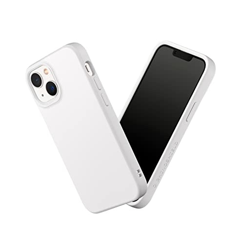 Coque iPhone 13 Mini RhinoShield SolidSuit fine blanche