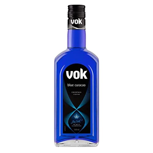 Vok Beverages 17% Alcohol Blue Curacao Cocktail Liqueur 500 ml