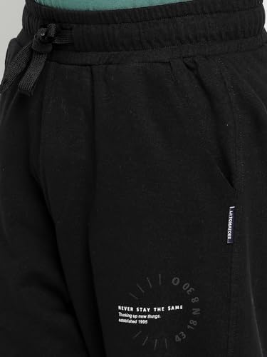 Image of Li'l Tomatoes Boys Looper Track Pant | Soft & Breathable Summer Casual Wear | Elastic Waist with Drawstring | 9-16 Years