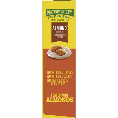 Image of Nature Valley Sweet and Salty Nut Granola Bars, Almond, 6 Bars, 7.2 oz