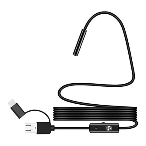 coil.c Wireless Inspection Camera, Waterproof USB WiFi Borescope Endoscope, Sink Drain Pipe Camera With 6 Led Light, HD Snake Camera Borescope For PC, Laptop, Smartphone, Tablet Cover
