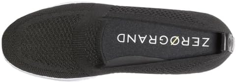 Cole Haan Women's Zerogrand Stitchlite Slip ON Loafer Moccasin, Black Knit/Leather, 7 | Image 3