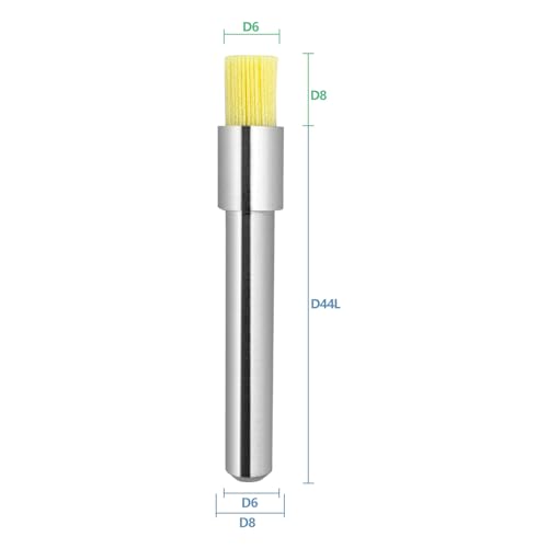 Image of Tools End Brushes for Surface debuming and fine polishing,D6-D8-8-52L D6Shank D6Shank 2PCS