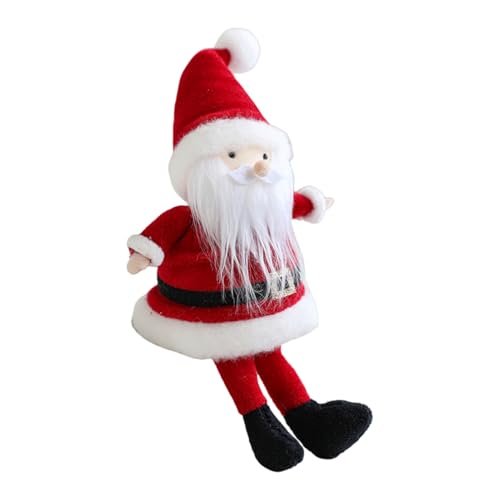 Figuras genéricas de Santa Claus | Suave Navidad Claus Sentado Plance | Piojos s decoración de Vacaciones para el estante de la Sala