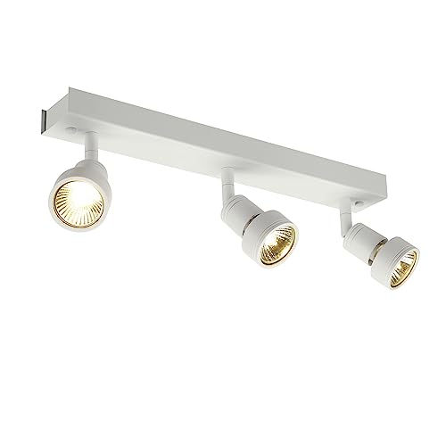 Spot blanc mat SLV 3-flammig luminaire idéal pour cuisine moderne
