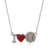 Collar Colgante de fútbol de béisbol Unisex para Hombres y Mujeres 1129