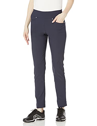 PGA TOUR Women s Plus Size Pull-On Golf Pant, Black Iris, Small