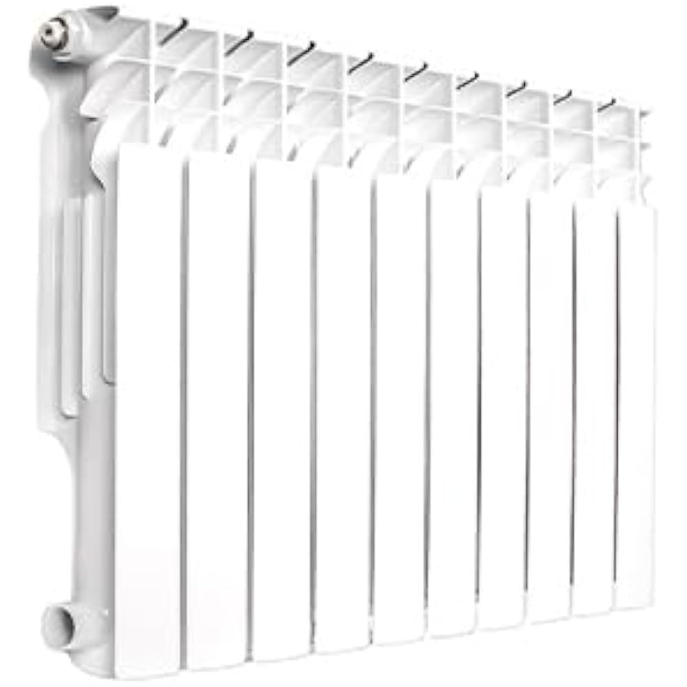 Quiet Energy Saving Hot Water Radiator, 10-Panel Barbados Ubuy