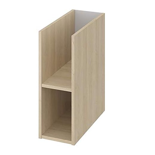 VBChome badrumsmöbler skåp underbyteställning tvättställ 2-lådor moduo kollektion valbar 20 cm Sand Eiche