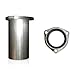 Stainless Works Collector Adapter 3-Bolt 3in OD Tubing 3in OD Outlet