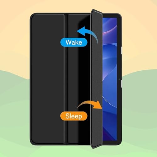 Image of M CartCover for Redmi Pad 2 11 inch Cover Case with [Pencil Holder], Trifold Flip Stand Cover Case for Redmi Pad 2 Cover 11 inch Tablet [Auto Sleep /Wake Support- Dark Black
