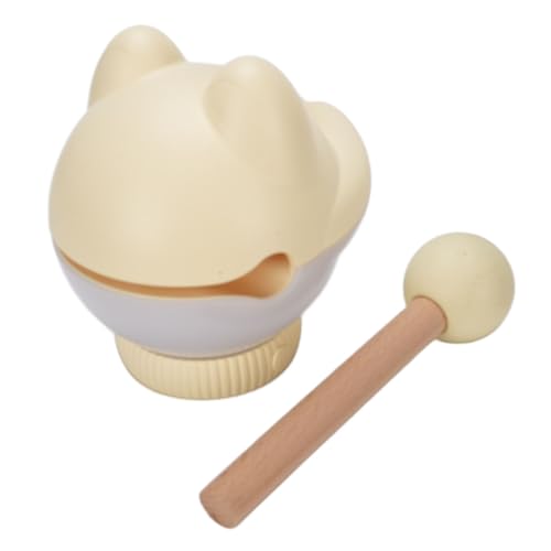 Veilleuse chat porte-bonheur Jeffergarden rechargeable sans fil en bois jaune