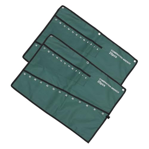 jojofuny 2 Bolsas De Almacenamiento Para Colgar En Rollo Bolsa De Herramientas Para Llaves Organizador De Bolsillo Kits De Herramientas Bolsa De Herramientas Para Electricista Bolsa