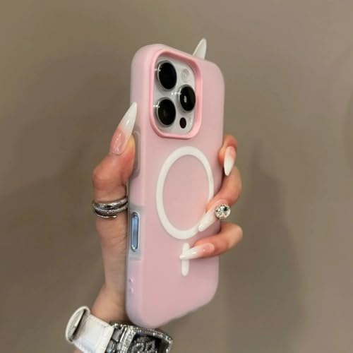 Coque iPhone 15 Pro Max magnétique protection mate et charge sans fil
