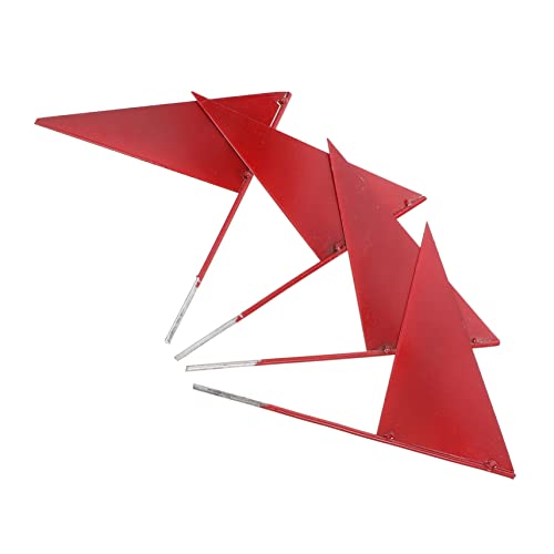 BESPORTBLE Soccer Corner Flags: 8 Pcs Stick Flags Shot Put Flag Markers Outdoor School Flags For Soccer Field