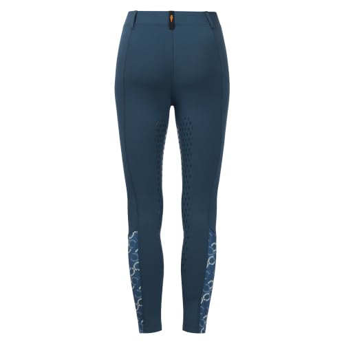 Image of Kerrits Kids Thermo Tech Full Leg Horse Riding Tights | Insulated Lightweight Fleece, Equestrian Legging, Silicone Grip, Pocket