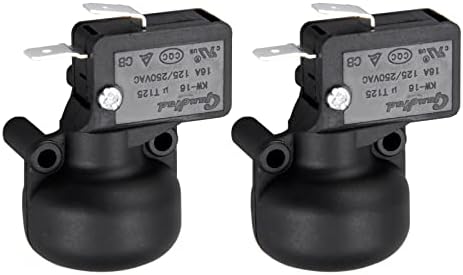 Aupoko Micro Anti Tilt Dump Switch for Patio Heater, 2Pcs THP-ATM Tip Over Switch Fits for Propane Gas Patio Heater Tank Top Cabinet heaters Outdoor or Room Heater FD4 Dump Switch 16A 125VAC 20A T125
